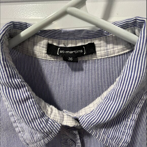 💙 Classic-Chic ST-MARTINS Striped Shirt Dress – EU 36 / S 💙 - Picture 2 of 10
